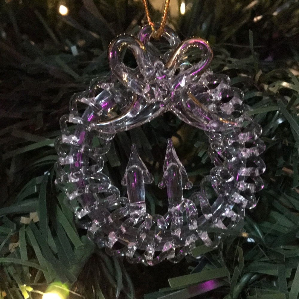 Elegant Glass Christmas Ornament